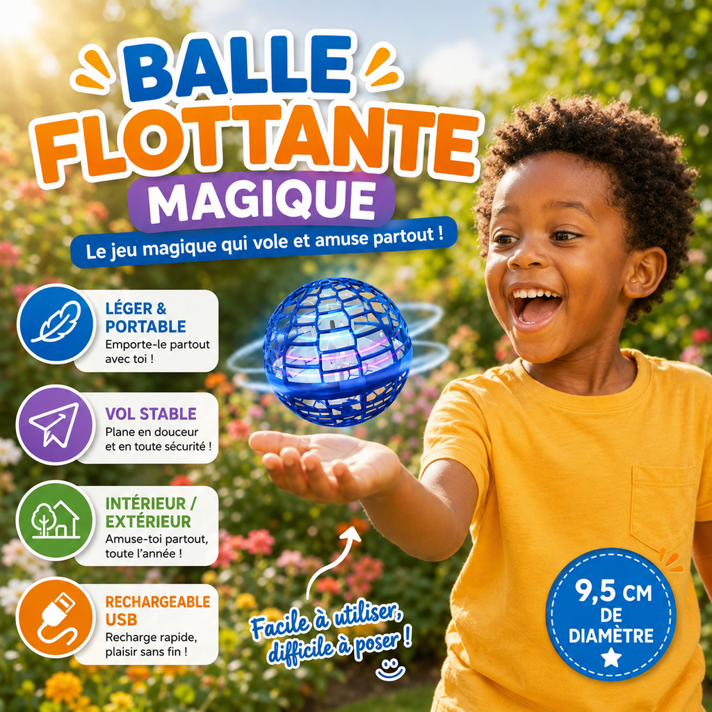Balle Flottante Lumineuse Rechargeable